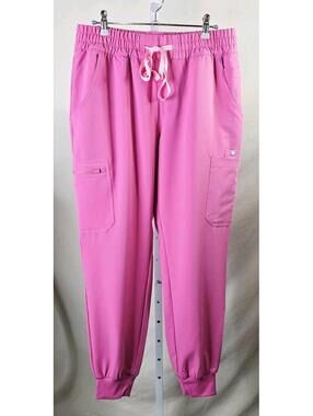 FIGS Uman Relaxed Jogger Scrub Pants Pink Women’s M NEW NWOT